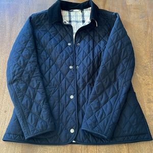 Barbour Summer Tartan.  Navy.  US size 8